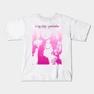 Pink Stevie Nicks Kids T-Shirt